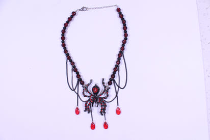 Goth Style Spider Necklace