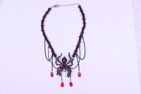 Goth Style Spider Necklace
