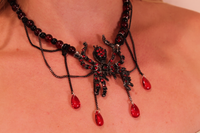 Goth Style Spider Necklace